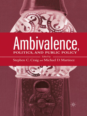 cover image of Ambivalence, Politics and Public Policy